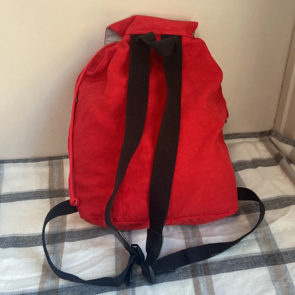 Kipling Red Backpack - Picture 4 of 8